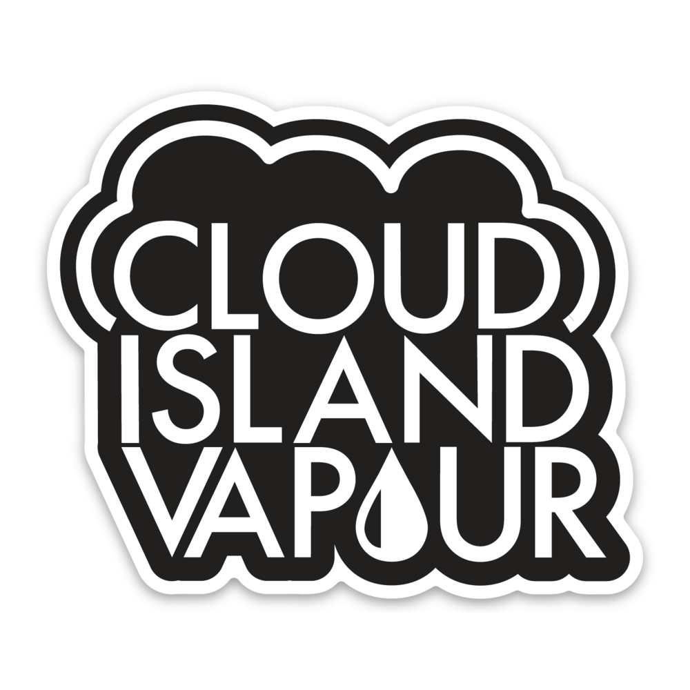 sticker cloud island vapour sticker cloud island vapour