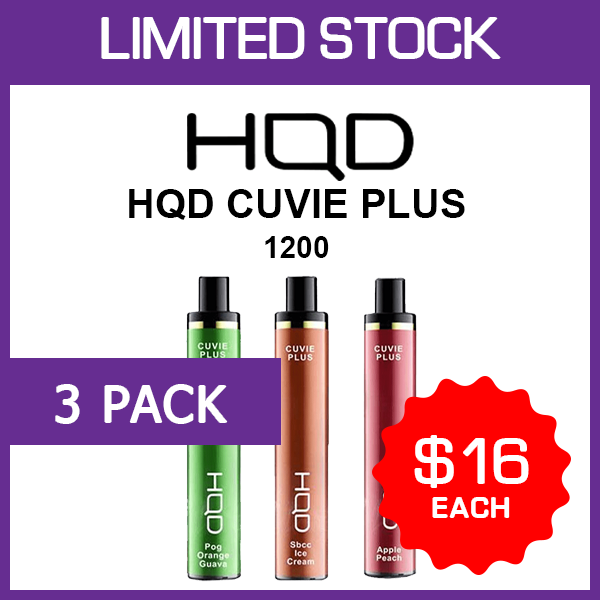 hqd cuvie plus – 1200 puffs – 3 pack hqd cuvie plus – 1200 puffs – 3 pack