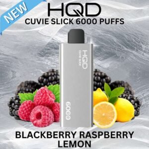 Home blackberry raspberry lemon hqd slick – 6000 puffs