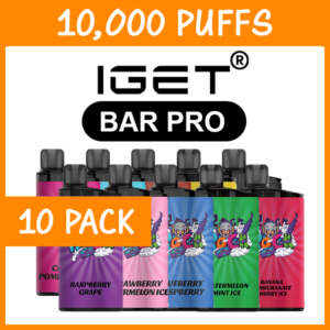 Home 10 pack – iget bar pro – 10000 puffs