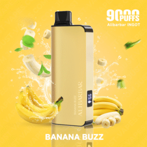 Home banana buzz – alibarbar ingot – 9000 puffs