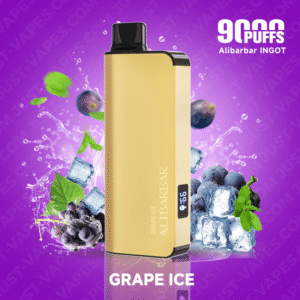 grape ice – alibarbar ingot – 9000 puffs