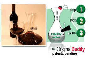 the buddy vase / glass cleaner