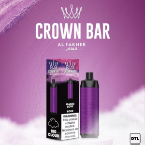 Home alfakher crown bar magic love – 8000 puffs
