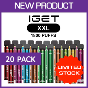 iget xxl – 1800 puffs – 20 pack