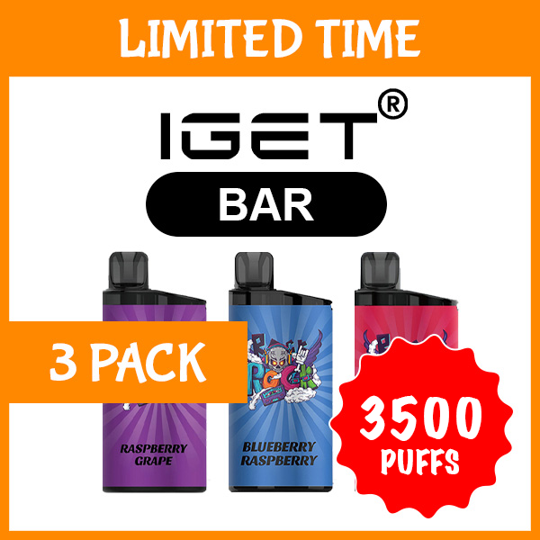 3 pack – iget bar – 3500 puffs 3 pack – iget bar – 3500 puffs