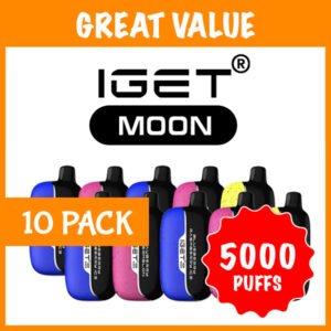 10 pack – iget moon – 5000 puffs