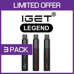 iget legend – 4000 puffs – 3 pack