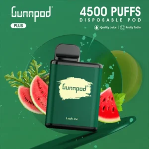 gunnpod plus lush ice – 4500 puffs