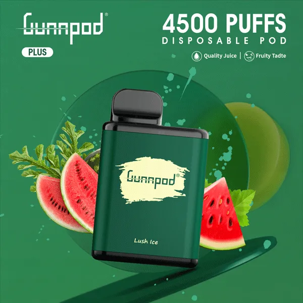 gunnpod plus lush ice – 4500 puffs gunnpod plus lush ice – 4500 puffs