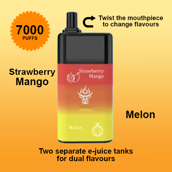 strawberry mango + melon – mooodan dual flavour – 7000 puffs strawberry mango + melon – mooodan dual flavour – 7000 puffs