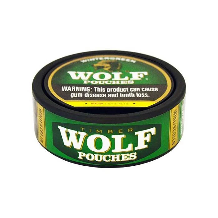 timber wolf wintergreen .82oz original pouches timber wolf wintergreen .82oz original pouches
